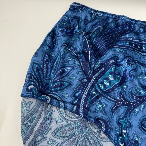 Vintage 90's Cacique Second Skin Shiny Satin High Leg Brief bikini Panty shinny - Picture 3 of 9